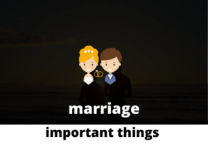 important things in marriage 