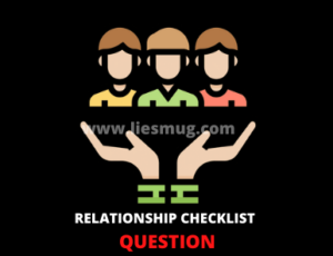 Relationship Checklist Question