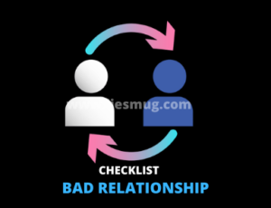 Bad Relationship Checklist